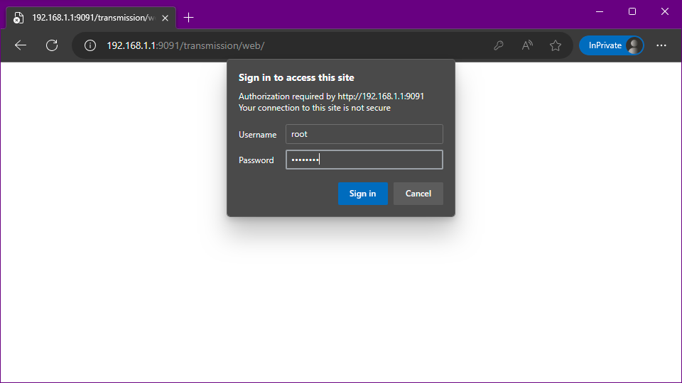 윈도우즈 11, 엣지에서 접속한 화면